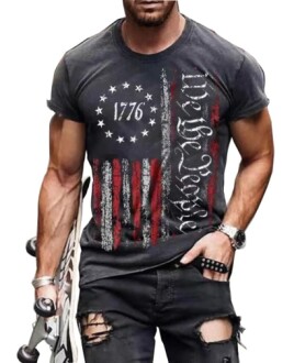 Grunt style patriotic military t-shirt.