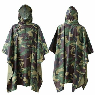 ElifeAcc Military Poncho Review - Waterproof Rain Ponchos for Adults